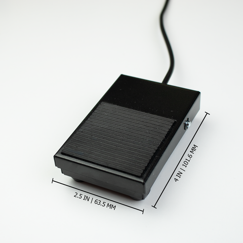 Measurements of SNEED-JET ® Titan Tabletop Foot Pedal