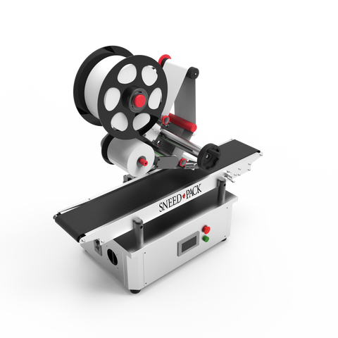SNEED-PACK Automatic Top Down Labeling Machine
