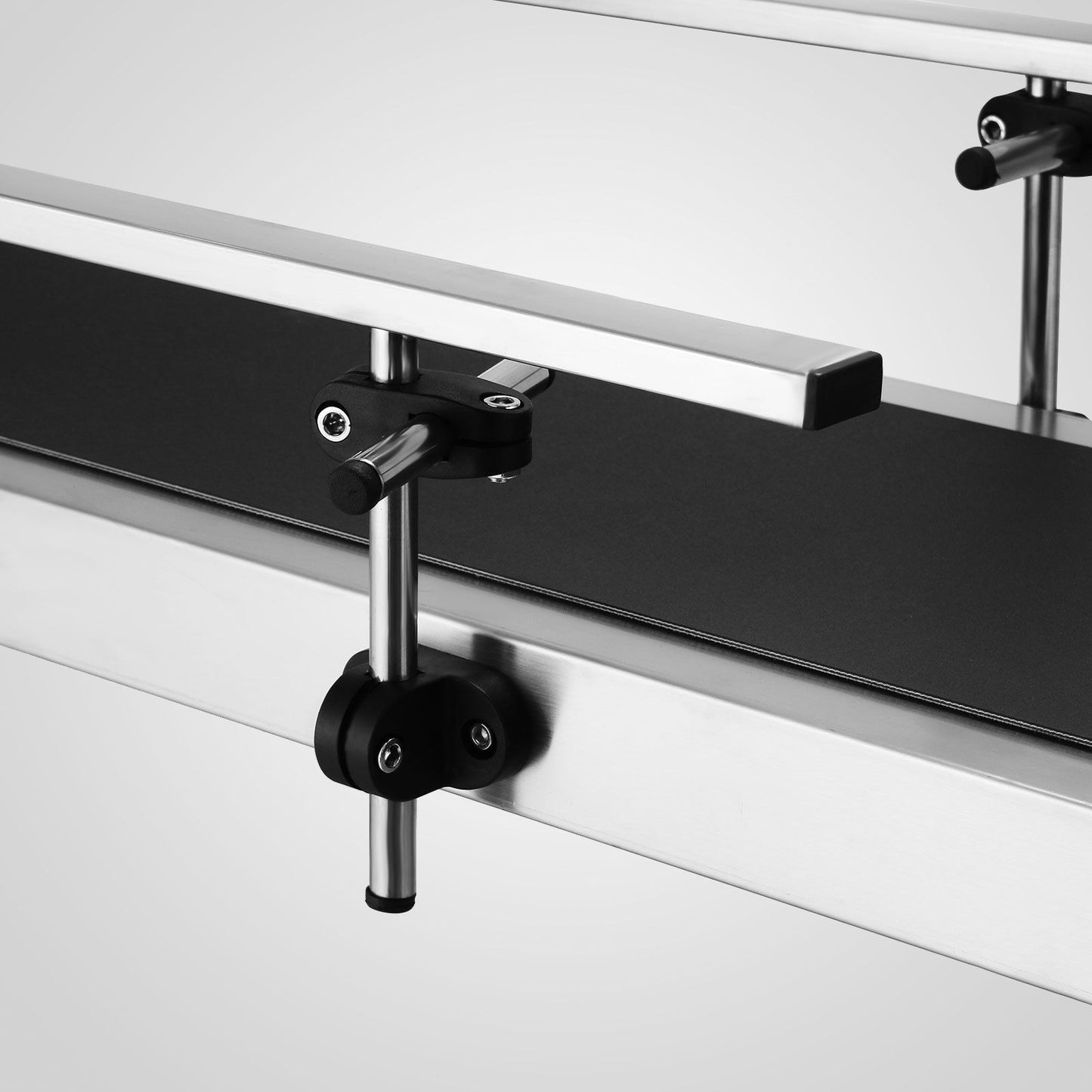 Up close view of conveyor belt