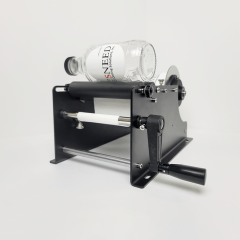 SNEED-PACK Bottle Label Applicator - L1 Manual Back View
