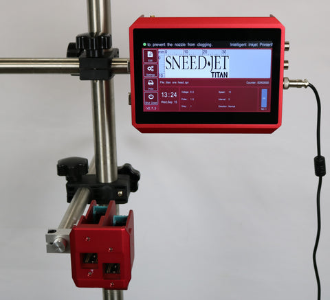 SNEED-JET Titan 21 Printer for Inkjet Coding One Inch Tall Date / Lot / Batch Codes.