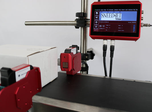 SNEED-JET Titan 22 Dual Head Thermal Inkjet Coder Printer for Printing Date / Lot / Batch Codes.