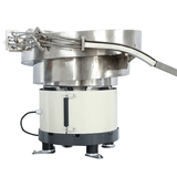 Profile view of cap feeder on SNEED-PACK Tabletop Capping Machine