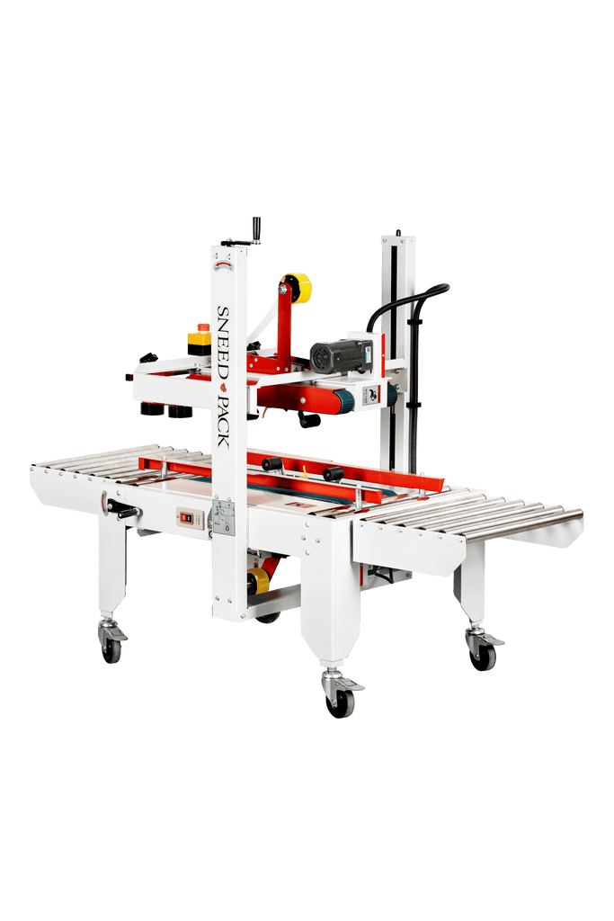 Case Sealer Carton Sealer Box Taping Machine Top & Bottom Belts
