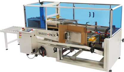 Angled view of SNEED-PACK CE-40 High Speed Case Erector