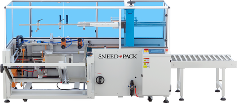 Straight front view of SNEED-PACK® CE-40 High Speed Case Erector