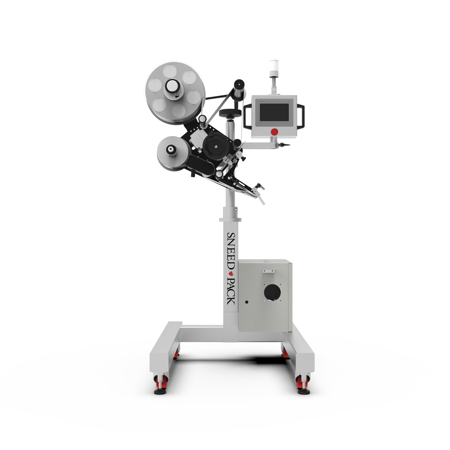SNEED-PACK® Top Down Label Machine - Mobile