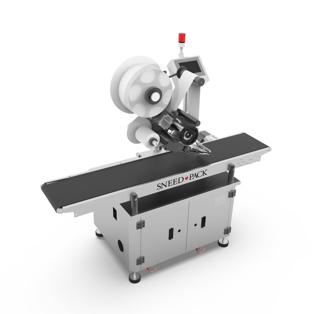 SNEED-PACK® Top Down Label Applicator - Reduce Labeling Times