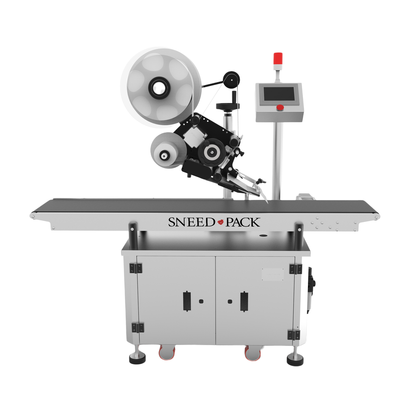 SNEED-PACK Automatic Top Down Label Applicator