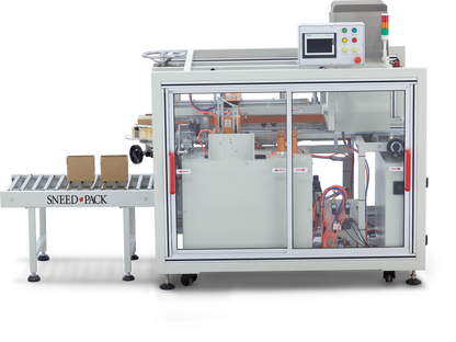 Front view of SNEED-PACK CE-30 High Speed Small Box Case Erector