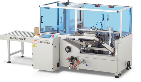 Angled front view of SNEED-PACK CE-30 Small Box Case Erector