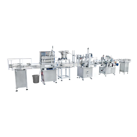 SNEED-PACK Round Bottle Filling Production Line - Full View