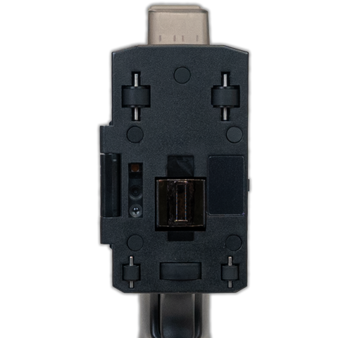 Close-up of the SNEED-JET Titan T9 handheld printer ink cartridge slot and printhead area