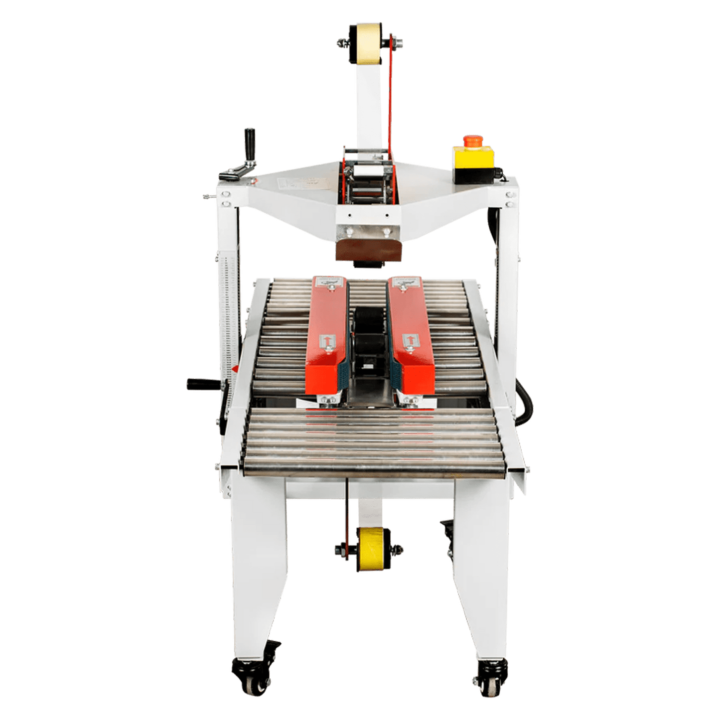 Rear view of SNEED-PACK Top and Bottom belt case sealer