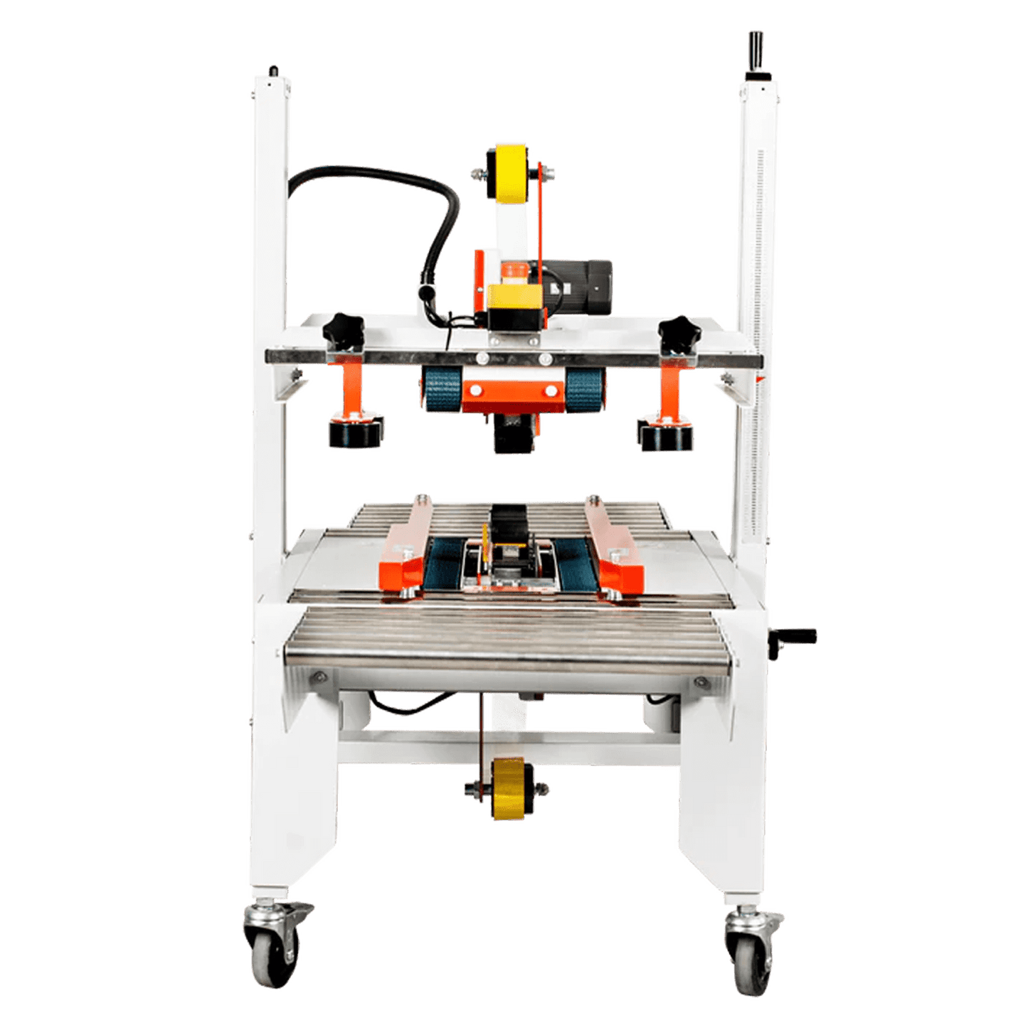 Rear view of SNEED-PACK Top and Bottom belt case sealer