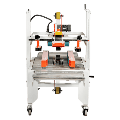 Rear view of SNEED-PACK Top & Side Belt Case sealer 