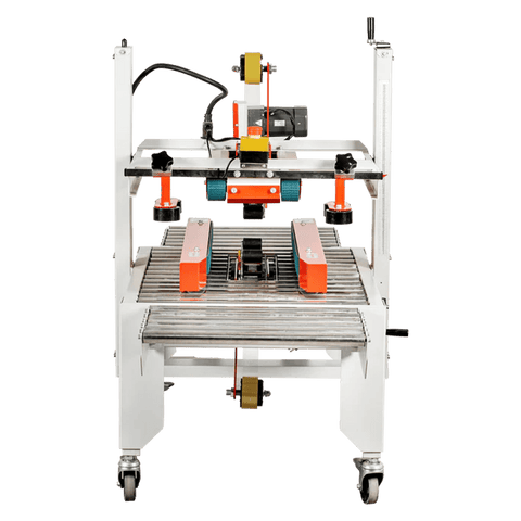 Rear view of SNEED-PACK Top & Side Belt Case sealer 